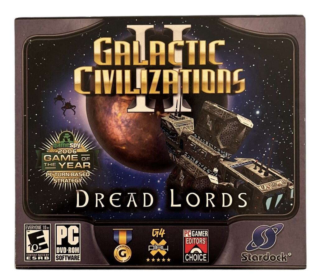 Galactic Civilizations II Dread Lords (Jewel Case) New Factory Sealed